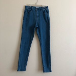 Forever 21 High Waisted Skinny Jeans (Size 28)